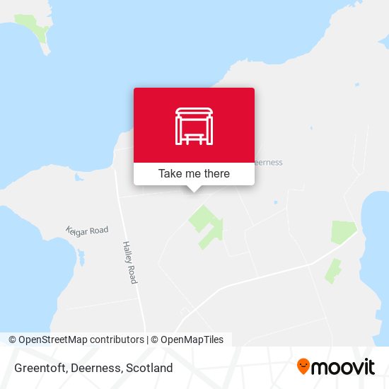 Greentoft, Deerness map