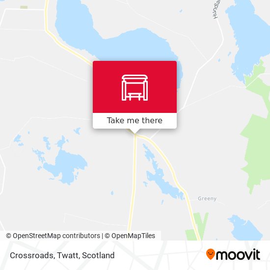 Crossroads, Twatt map