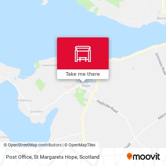 Post Office, St Margarets Hope map