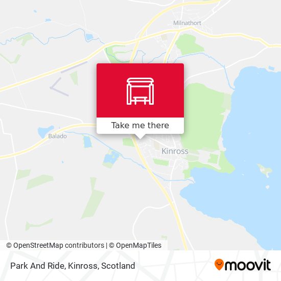 Park And Ride, Kinross map