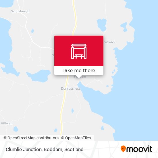 Clumlie Junction, Boddam map