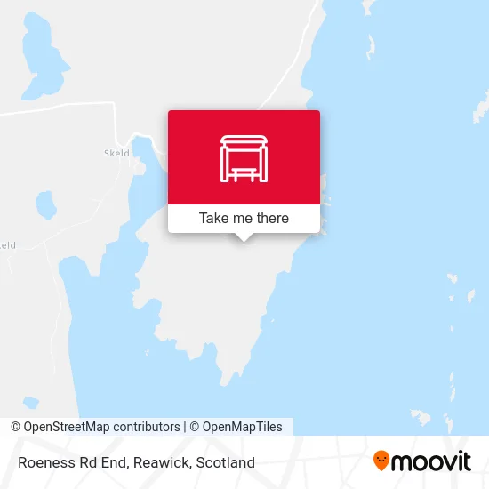 Roeness Rd End, Reawick map
