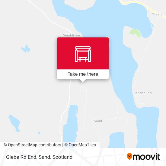 Glebe Rd End, Sand map