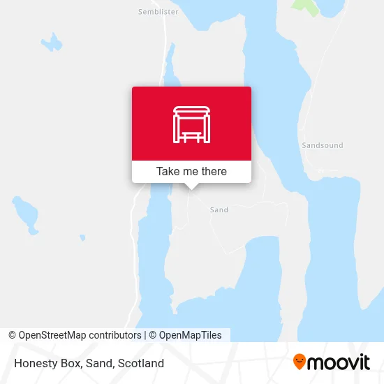 Honesty Box, Sand map