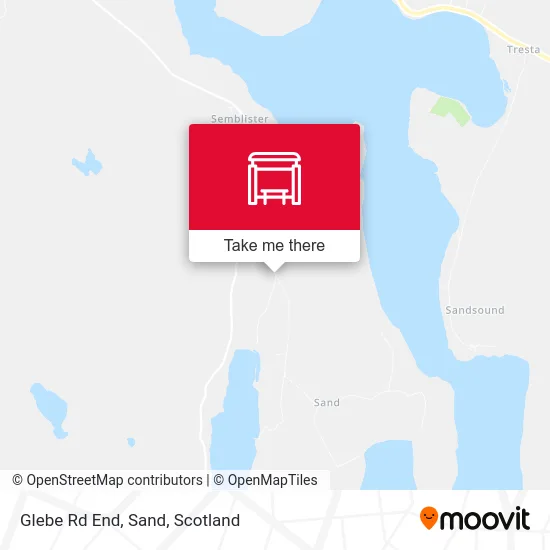 Glebe Rd End, Sand map