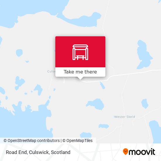 Road End, Culswick map