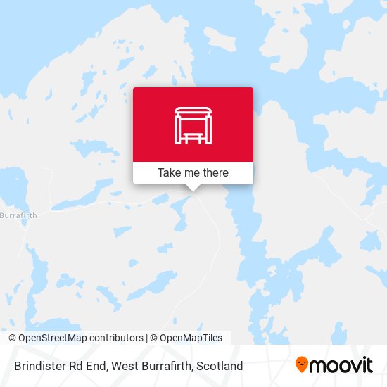 Brindister Rd End, West Burrafirth map