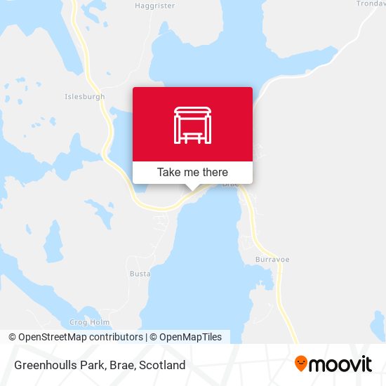 Greenhoulls Park, Brae map
