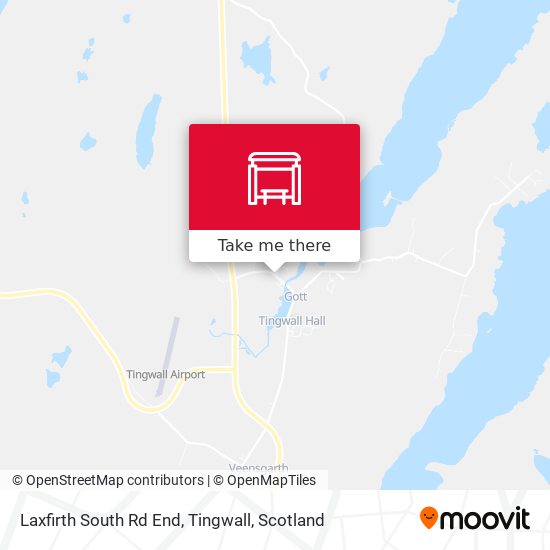 Laxfirth South Rd End, Tingwall map