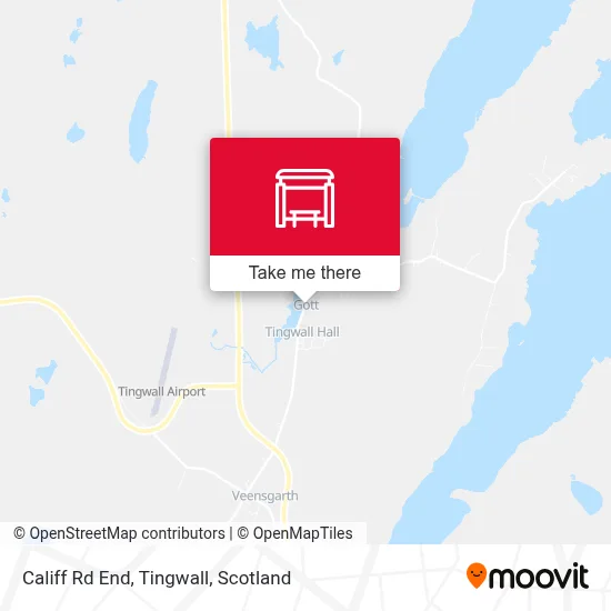 Califf Rd End, Tingwall map