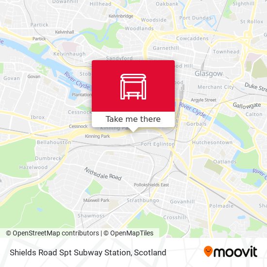 Shields Road Spt Subway Station map