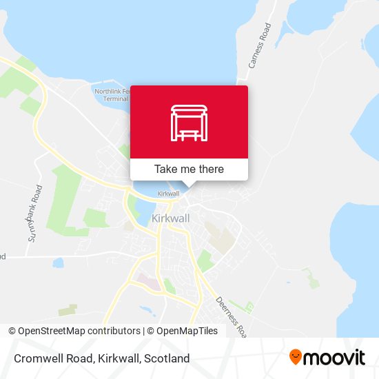 Cromwell Road, Kirkwall map