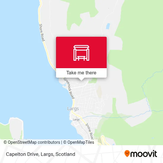 Capelton Drive, Largs map