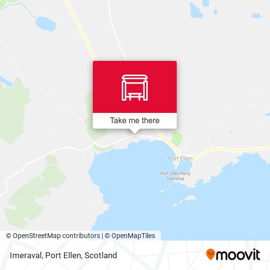 Imeraval, Port Ellen map