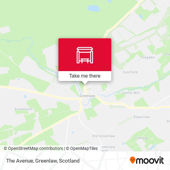 The Avenue, Greenlaw map