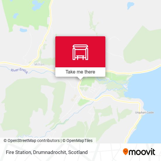 Fire Station, Drumnadrochit map