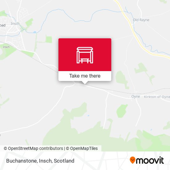 Buchanstone, Insch map