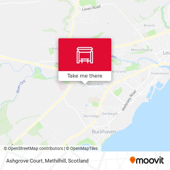 Ashgrove Court, Methilhill map