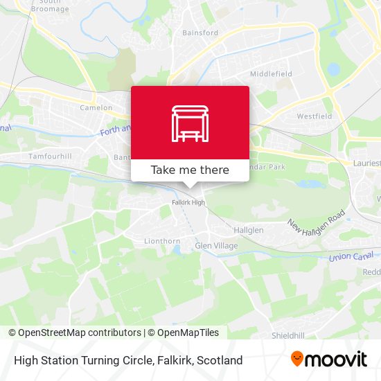 High Station Turning Circle, Falkirk map