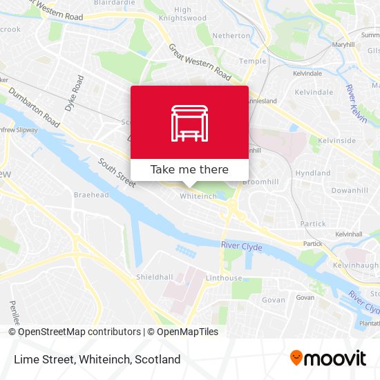 Lime Street, Whiteinch map