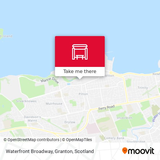 Waterfront Broadway, Granton map