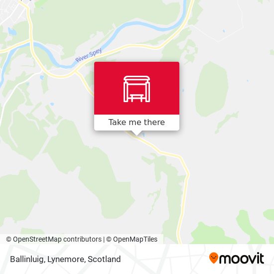 Ballinluig, Lynemore map