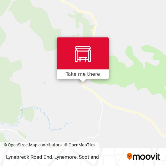 Lynebreck Road End, Lynemore map