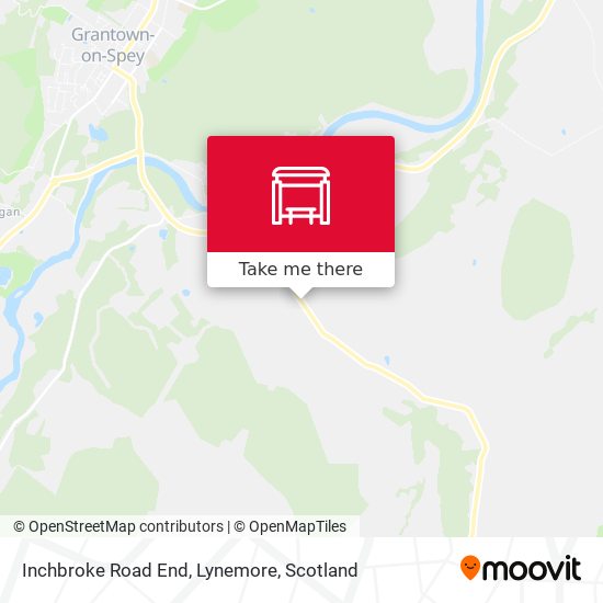Inchbroke Road End, Lynemore map