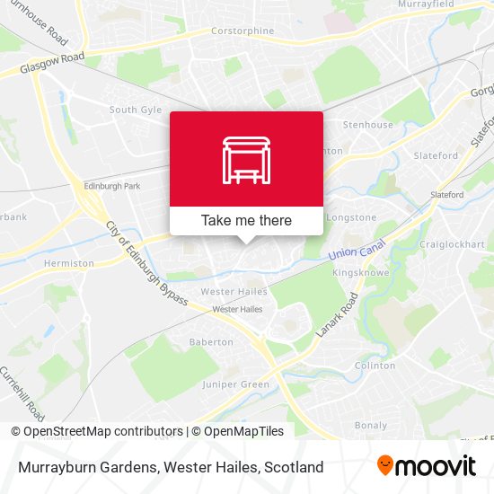 Murrayburn Gardens, Wester Hailes map