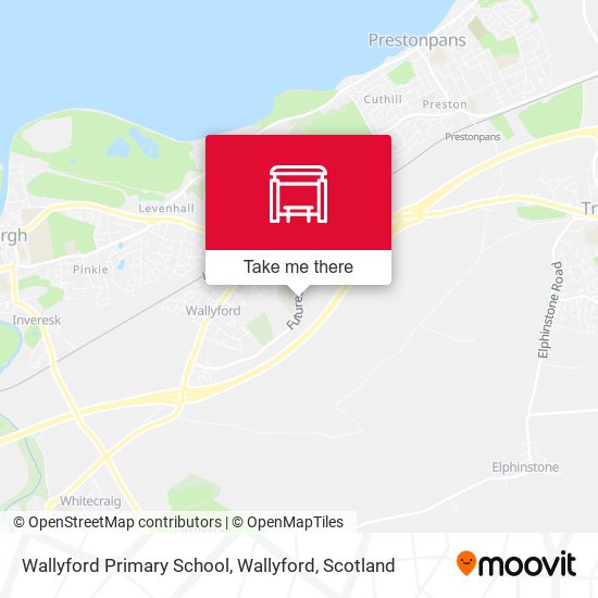Wallyford Primary School, Wallyford map