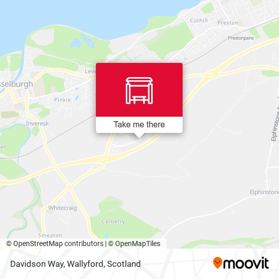 Davidson Way, Wallyford map