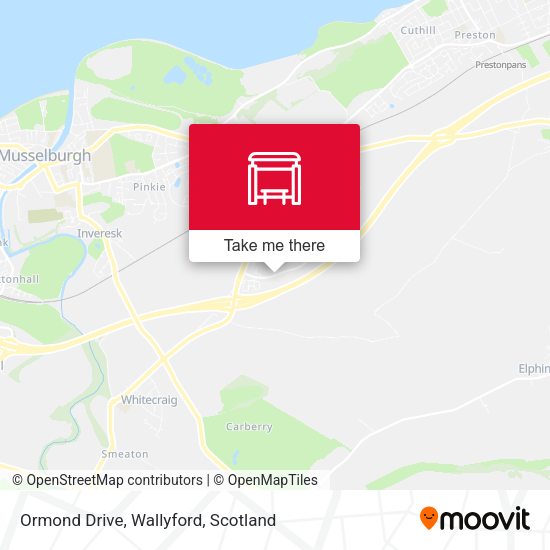 Ormond Drive, Wallyford map