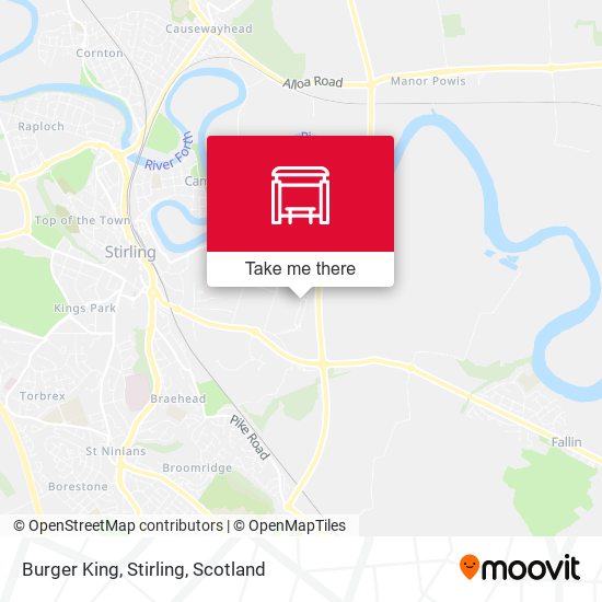 Burger King, Stirling map