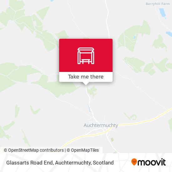 Glassarts Road End, Auchtermuchty map