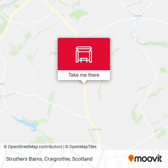 Struthers Barns, Craigrothie map
