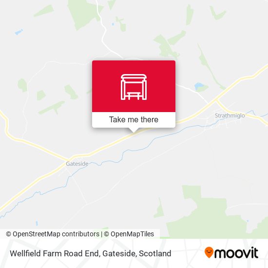 Wellfield Farm Road End, Gateside map