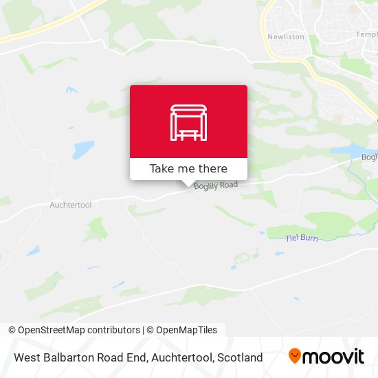 West Balbarton Road End, Auchtertool map