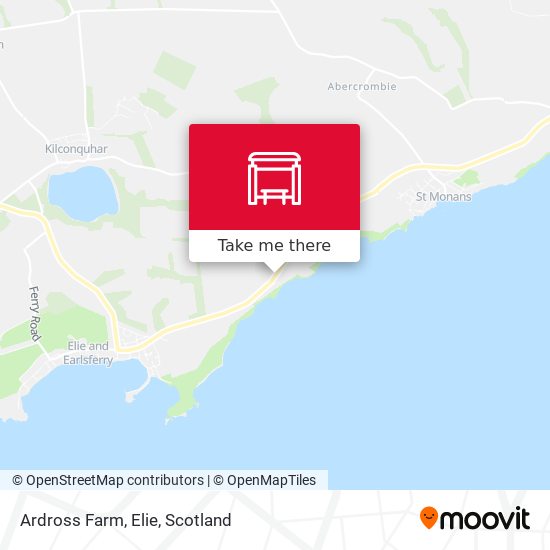 Ardross Farm, Elie map