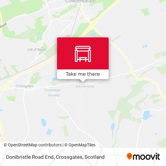 Donibristle Road End, Crossgates map