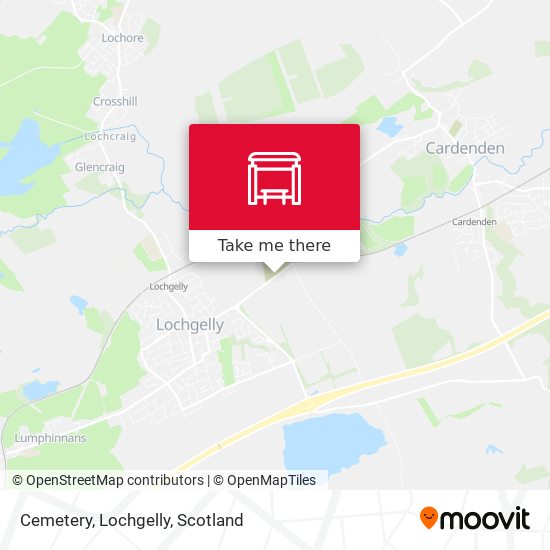 Cemetery, Lochgelly map