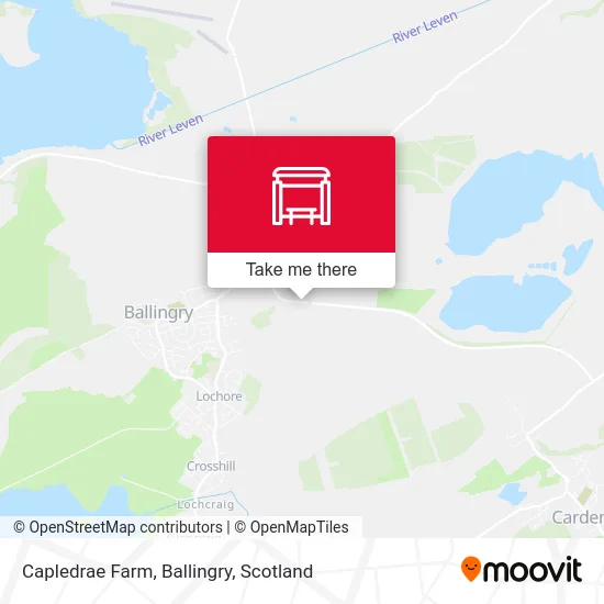 Capledrae Farm, Ballingry map