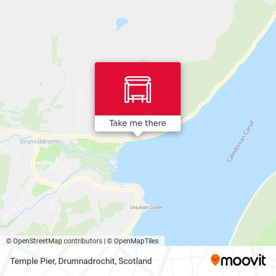 Temple Pier, Drumnadrochit map
