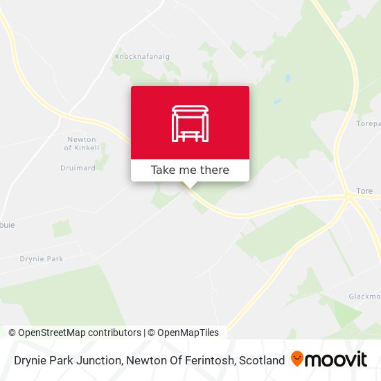 Drynie Park Junction, Newton Of Ferintosh map
