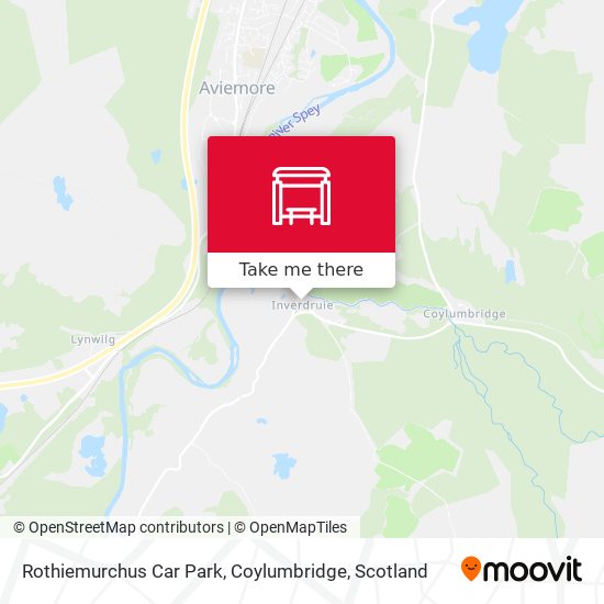 Rothiemurchus Car Park, Coylumbridge map