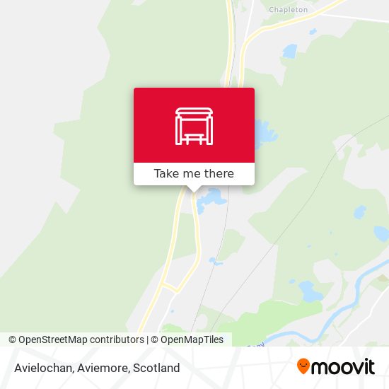 Avielochan, Aviemore map