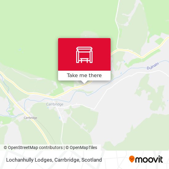 Lochanhully Lodges, Carrbridge map