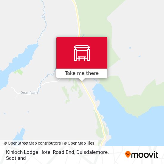 Kinloch Lodge Hotel Road End, Duisdalemore map