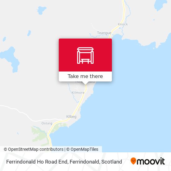 Ferrindonald Ho Road End, Ferrindonald map