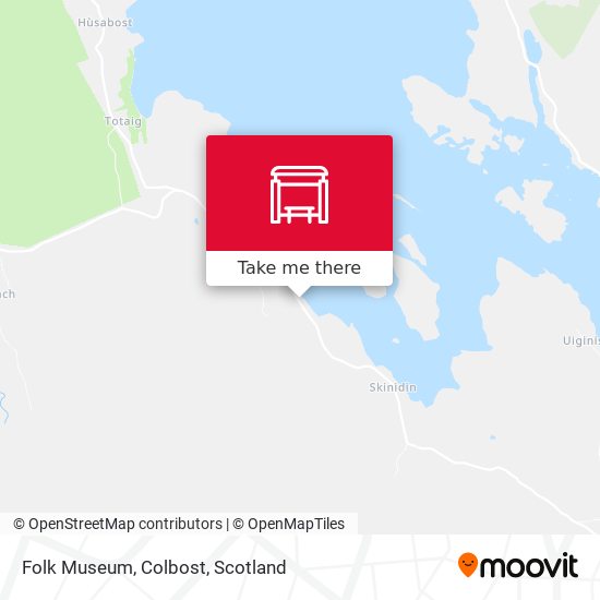 Folk Museum, Colbost map