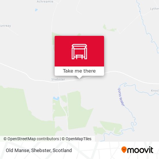 Old Manse, Shebster map